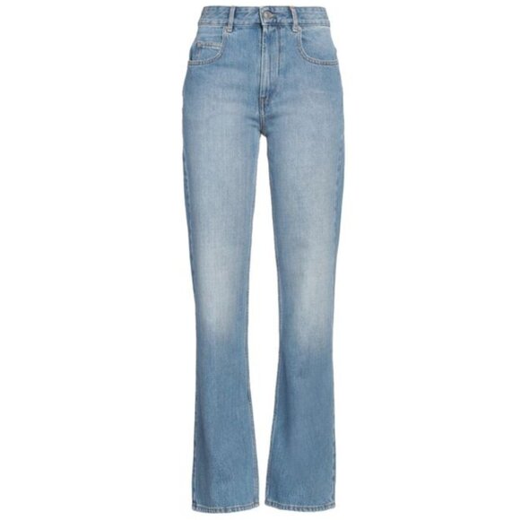 ISABEL MARANT ETOILE BELVIRA BOOTCUT JEANS LIGHT BLUE SIZE 34 - Picture 1 of 10